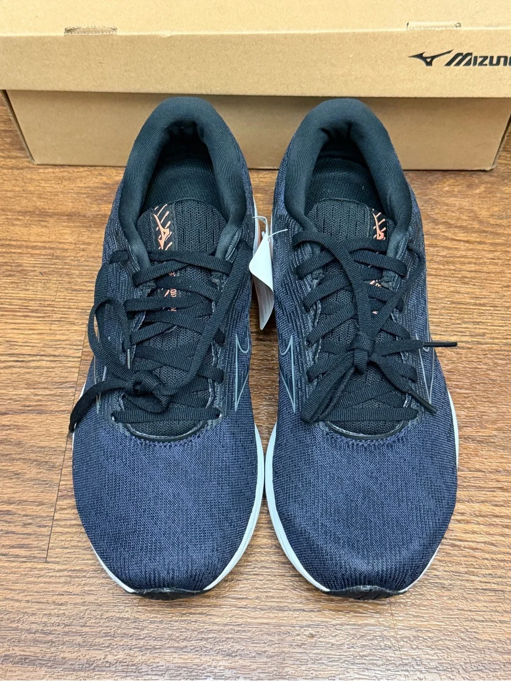 Mizuno Wave Rider 26 Super Wide D Dark Grey Women’s Size 10 Running Shoes Box